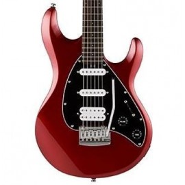 Guitarra Eléctrica Sterling S.U.B. SILO3MR Roja Metalica. - Envío Gratuito