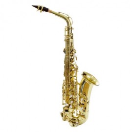 Saxofon Alto Silvertone SLSX009 Laqueado - Envío Gratuito