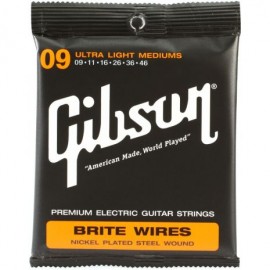 Cuerdas Guitarra Gibson Brite Wires 009-042 - Envío Gratuito
