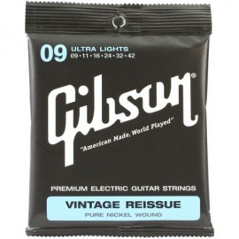 Cuerdas Para Guitarra Gibson Vintage Reissue 009-042 - Envío Gratuito