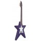Guitarra Electrica Daysi Rock 14-7151 Forma De Estrella Purpura.