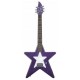 Guitarra Electrica Daysi Rock 14-7151 Forma De Estrella Purpura. - Envío Gratuito