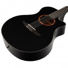 Guitarra Electroacustica Yamaha NTX700 Cuerdas De Nylon Negra - Envío Gratuito
