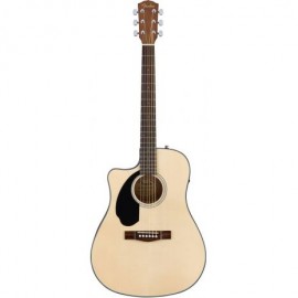 Guitarra Fender Zurda CD-60SCE LH Color Natural 0961706021 - Envío Gratuito