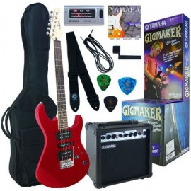 Paquete Guitarra Yamaha Roja ERG121GPIIMR - Envío Gratuito