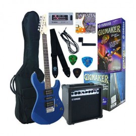 Paquete Guitarra Yamaha Azul ERG121GPIIMTU - Envío Gratuito